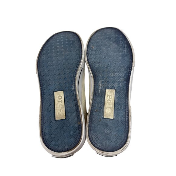 Ralph Lauren Polo Womens Canvas Lace Up Sneakers Size 7B - Picture 9 of 9